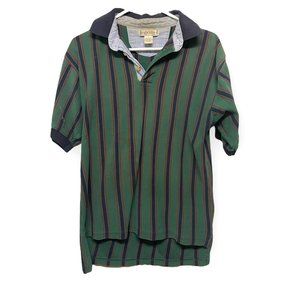 Vintage Merona Striped Polo Shirt